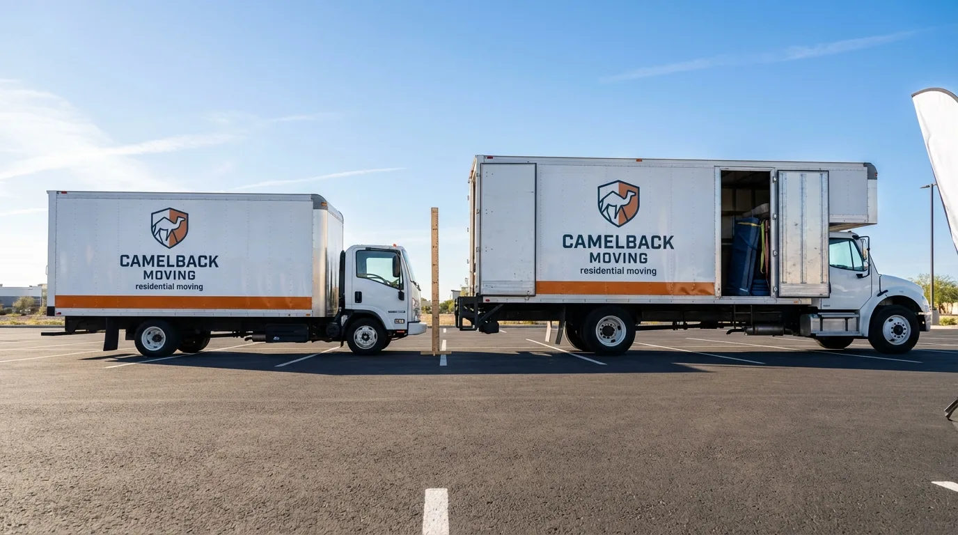 Moving truck size capacity guide in Little Rock